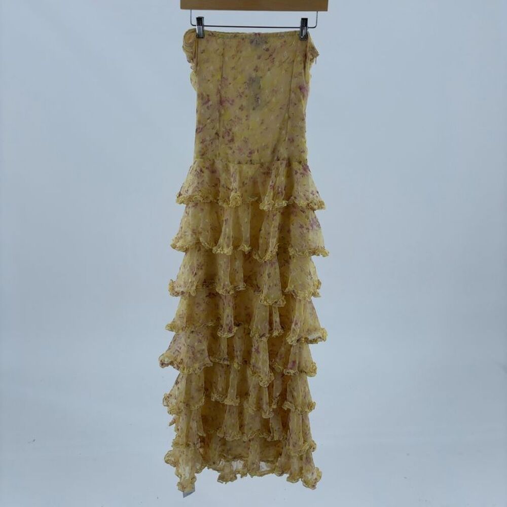 PrettyLittleThing Tiered Frill Maxi Dress
